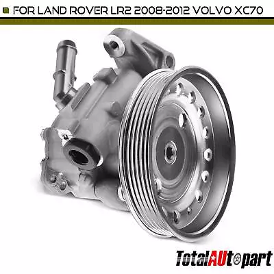 Power Steering Pump W/ Pulley For Land Rover LR2 08-12 Volvo S80 V70 XC60 XC70 • $77.99