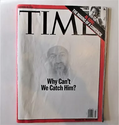 Time Magazine November 25 2002 Osama Bin Laden Why Can't We Catch Him? • $12