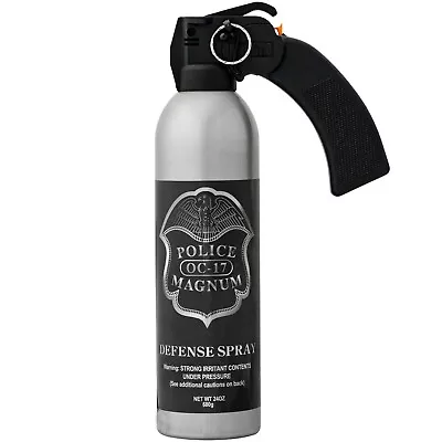 Police Magnum Pepper Spray 24oz Pistol Grip Fog Riot Defense Security Protection • $59.95