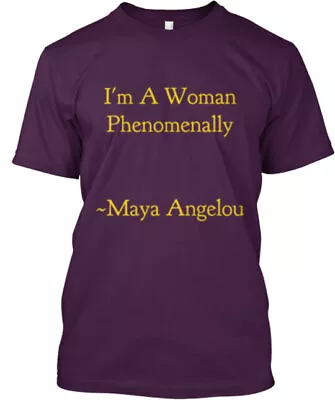 Maya Angelou Quote For Charity T-Shirt Made In The USA Size S To 5XL • $21.78