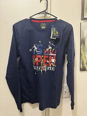 Men's Polo Ralph Lauren Custom Slim Fit 2021 US Open Tennis T-Shirt Medium  • $26