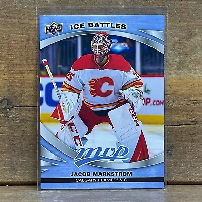 2023-24 Upper Deck MVP Hockey Card #14 Jacob Markstrom Calgary Flames Ice Battle • $1.69