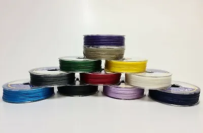 Waxed 1mm And 1.2mm Polyester Whipping Twine Spool Thread Cord Rope Leather Sail • £6.85
