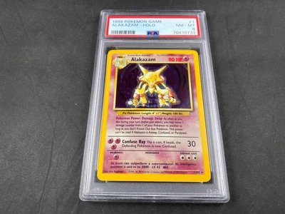 $59.99 • Buy 1999 Pokemon #1 Alakazam Holo Psa 8