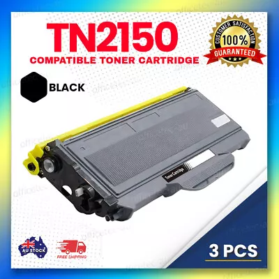 3x TN-2150 Toner For Brother HL-2140 HL2142 HL2150 HL-2170W MFC-7340 • $38.52