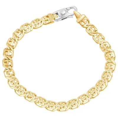 Men's Link 14k Gold (23gram) Or Platinum (37gram) 7mm Bracelet 8.5  • $1837.93