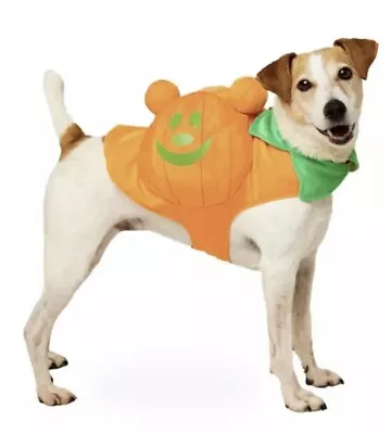 Disney Mickey Mouse Pumpkin Pet Costume Size S Glow-in-Dark Accents Padded NWT! • $19.97