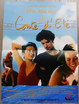 A Summer's Tale / Conte D'Ete French Movie Poster Origin 15 23 1996 Eric Rohmer • $59