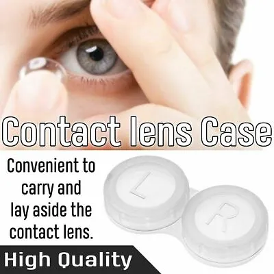 £5.12 • Buy Contact Lens Case Storage Soaking Mini Portable Travel Eye Care L/R Marked Box