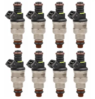 Set(8) 42LB Fuel Injectors For GM LT1 LS1 LS6 Mustang SOHC DOHC V8 440cc EV1 • $51.99