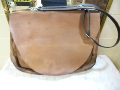 Vintage Rare US Leather Mail Postal Carrier Messenger Shoulder Bag - Nice! • $250