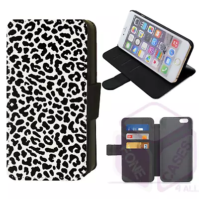 Leopard Animal Print Apple IPhone/Google Pixel/Galaxy Flip/Wallet Phone Case (J • £10.99