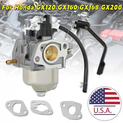 Carburetor Carb For Honda Gx160 Gx168 Gx120 200 5.5-6.5hp Engine Motor W/Gaskets • $9.99