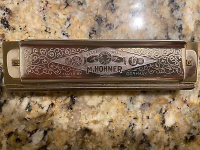 Vintage M. HOHNER SUPER CHROMONICA CHROMATIC HARMONICA Key Of G No Box • $65