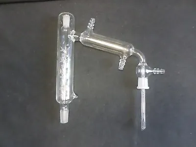 Chemglass 14/20 10/18 Joint Glass Jacketed Vigreux Distillation Head CG-1242-10 • $164.99