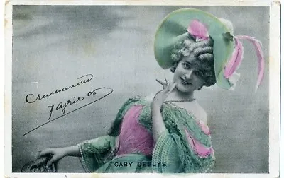 GABY DESLYS French Dancer & Singer THEATRE Music Hall • £5