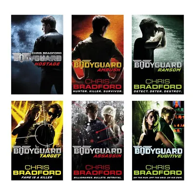 Bodyguard Chris Bradford Series 6 Book Collection Set - (RRP £41.94) NEW • £22.99