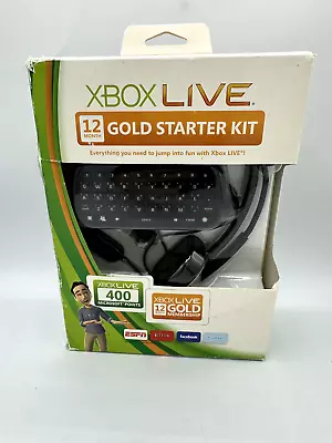 $16.99 • Buy Microsoft Xbox 360 Starter Kit Keypad & Headset No 12 Month Live Gold/ 400 Point
