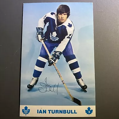 Ian Turnbull Vintage Toronto Maple Leafs Official NHL Hockey Postcard Photo NMT • $9.78