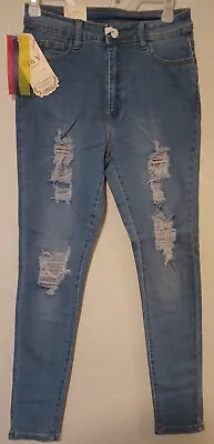 Jeans For  Woman Color Blue  H&Y FASHION Size  L. • $16