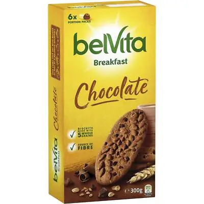Belvita Chocolate Breakfast Biscuits 6 Pack 300g • $15