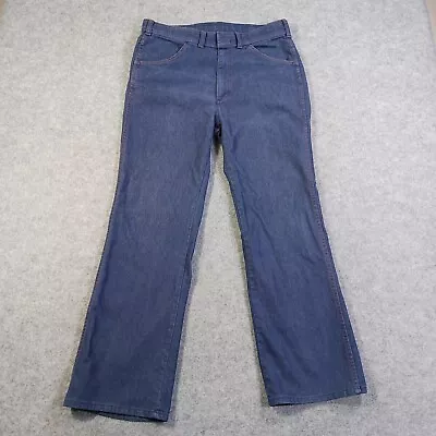 Sportabouts Jeans Womens 32x28 Bootcut High Waisted Blue Denim Talon Zipper 80s • $10.66