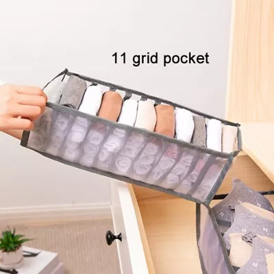 Portable Storage Box Folding Drawer For Bra Socks Underwear Debris Organizers • $10.99