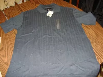 J. Ferrar  Men's Pull Over Style  Shirt (nwt)  Size Small  Slate  Polo Style • $16.75