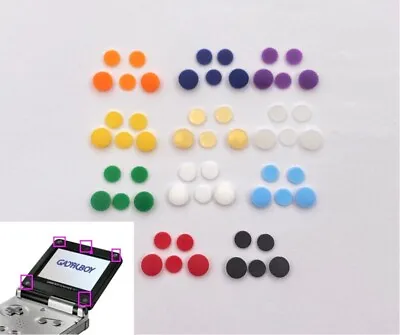 Replacement Silicone Rubber Screw Cover for Nintendo Gameboy Advance SP GBA SP • £3.69