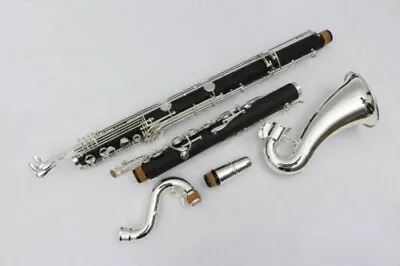 New (Low C ) Bass Clarinet Kit Hard Bakelite Silver Plated KeysPowerful Sound • $1199