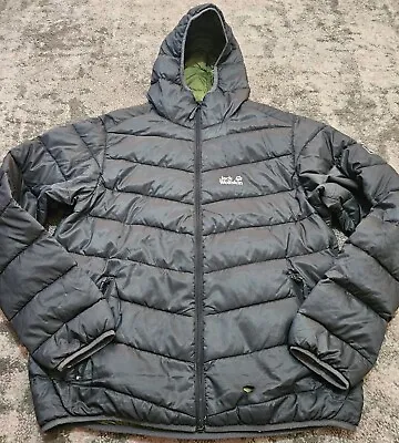 Jack Wolfskin Down Filled Padded Jacket Hood Size 44/46 • £22.99