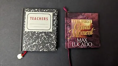 Miniature Books Set Of 2 - Teachers A Tribute And Max Lucado's The First... • $5.99