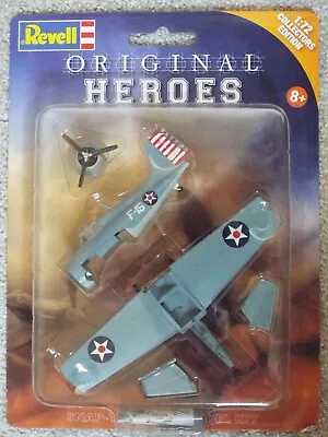 1/72 Grumman F-4F Wildcat Pre-Painted Snap Kit Revell #00408 Factory Sealed MISP • $19.99