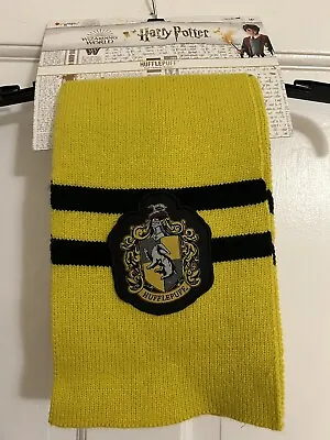 Official Wizarding World Of Harry Potter Scarf - Hufflepuff -by Disguise NWT • $14.95