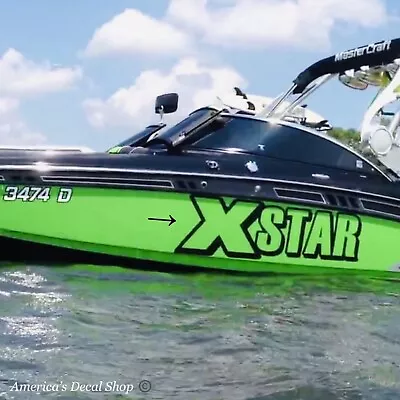 MasterCraft X Star Boat Yacht Decals 2PC Set Vinyl High Quality New Big 40” OEM • $249.99