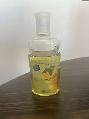 Vintage - Bath & Body Works COOL CITRUS BASIL Shower Gel 10oz 80% Full • $38.99