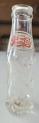 Vintage ~ 4.25  Miniature  Drink Pepsi Cola  Glass Bottle  • $6.99