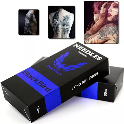 25 X 3 Round Liner 3RL + 25 X 5 Round Liner 5RL Sterilised Tattoo Needles • $12.35