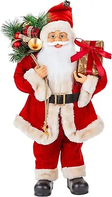 Luxury Standing Red Father Christmas Figure 60cm • £24.99