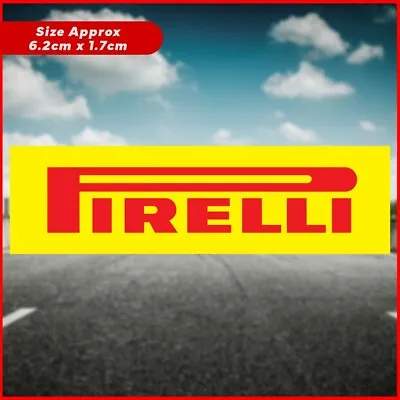 Pirelli Racing Logo Vinyl Sticker Suit Laptop Car Mancave Fridge Skateboard • $5.99