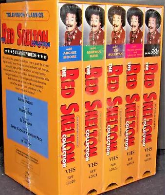 Red Skelton Collection NEW! 5 VHS Box Sealed Classic TV50's Ed Sullivan RARE • $14.88