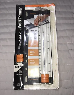 $18.99 • Buy FISKARS Personal Paper Trimmer With Extra Blade. Paper & Cards NEW VINTAGE 9 In