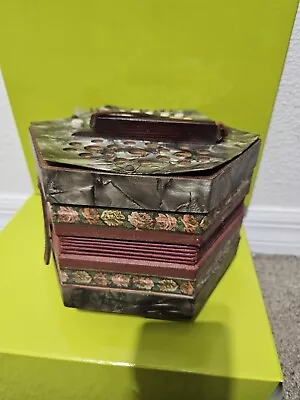 Scholeb Vintage German Demorcratic Republic Mini Button Accordion (8) #904 • $59.99