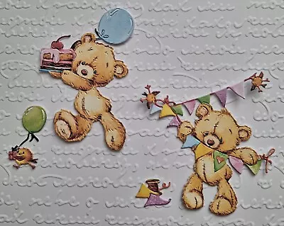 Tattered Lace Cute Party Time Party Prep Bear Die Cuts • £1.99