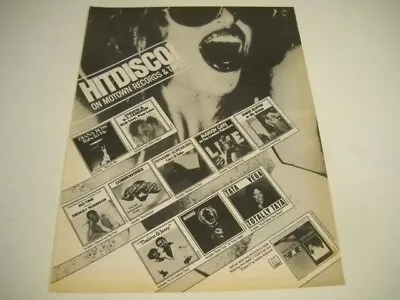 DISCO 1977 Promo Poster Ad TATA VEGA Diana Ross MANDRE Marvin Gaye DAVID RUFFIN • $9.95