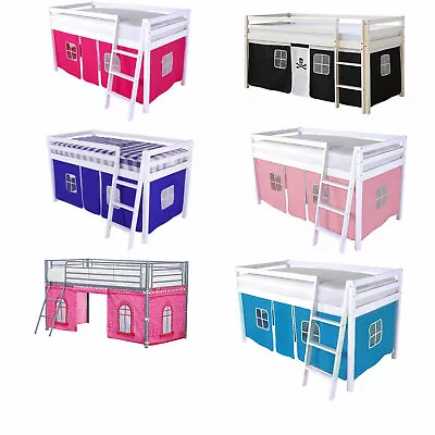 £25.99 • Buy Tent For Midsleeper Cabin Bunk Bed Blue, Pink Or Pirate Mid Sleeper  - New
