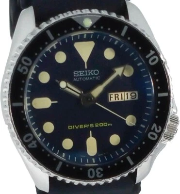 $169.99 • Buy Vintage SEIKO SKX007 Diver D-Domed Sapphire Crystal MOD Genuine 7S26 Case & Movt