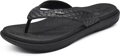 9.5 KuaiLu Womens Flip Flops Ladies Yoga Mat Comfortable Walking Thong Sandals • $16.19