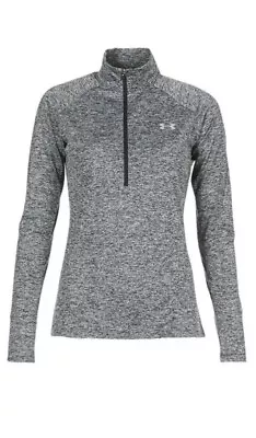 X-Small-Under Armour-Women's-Loose-Tech Twist 1/2 Zip-Long Sleeve Pullover-NWT • $15.98