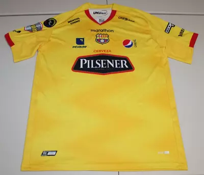 Marathon Barcelona SC Ecuador Mens Soccer Jersey Large 2017 Solo Unidolo Yellow • $69.99